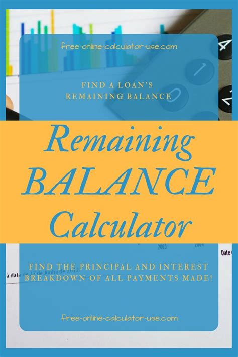remaining balance calculator